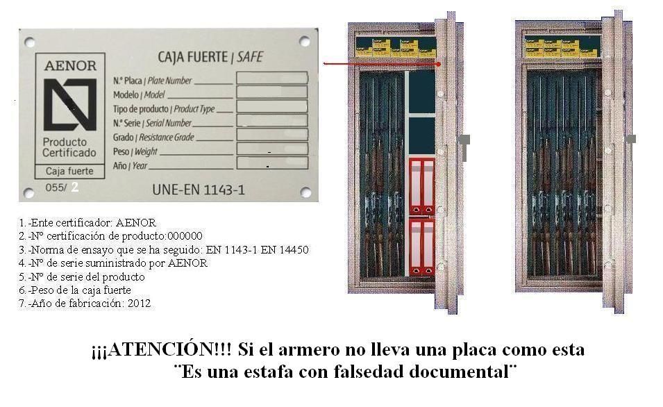 5 Claves que necesitas saber sobre la nueva normativa de armeros homologados  UNE EN 1143-1:2012 - Tienda online de artículos de caza