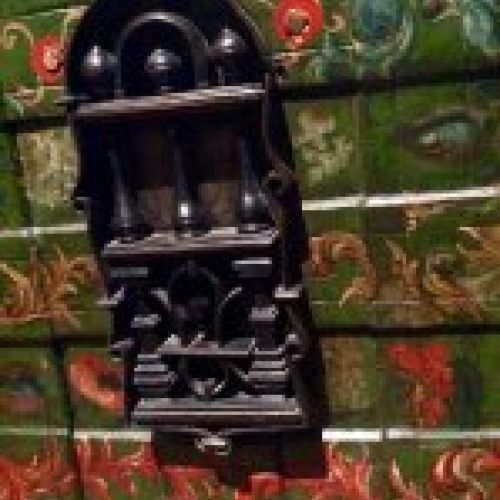 Imagen de detalle de la cerradura de los llamados “cofres de Nuremberg”
