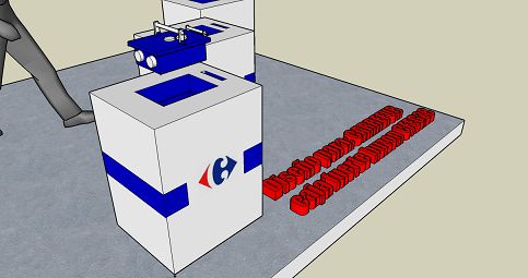 DISEÑO CAJA FUERTE CON BUZON CFEG 28 MINIPOL para : CARREFUR para agrandar imagen pinchar en la foto